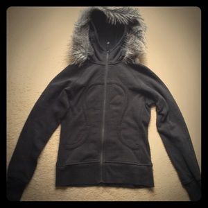 Lululemon special edition Scuba Hoodie with fur